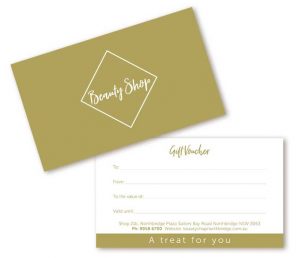 Gift vouchers